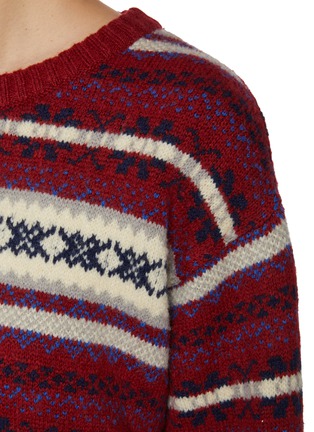  - SIENNE - Grandpa Jacquard Knit Sweater