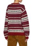Back View - Click To Enlarge - SIENNE - Grandpa Jacquard Knit Sweater