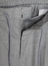 - BRUNELLO CUCINELLI - Elasticated Wool Drawstring Pants