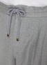  - BRUNELLO CUCINELLI - Elasticated Wool Drawstring Pants