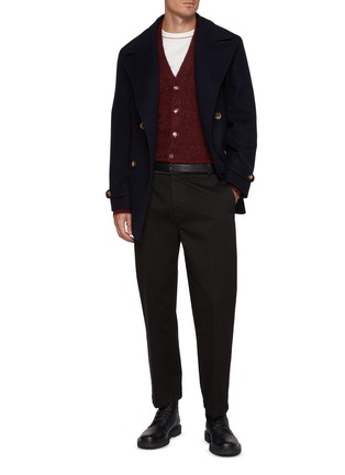 Figure View - Click To Enlarge - BRUNELLO CUCINELLI - Long Sleeve Knit Cardigan