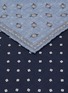 Detail View - Click To Enlarge - BRUNELLO CUCINELLI - Patterned Silk Pocket Square