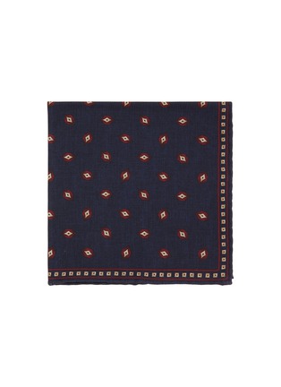 Main View - Click To Enlarge - BRUNELLO CUCINELLI - Patterned Silk Pocket Square