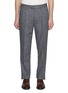 Main View - Click To Enlarge - BRUNELLO CUCINELLI - Herringbone Wool Cashmere Pleated Pants