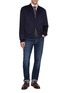 Figure View - Click To Enlarge - BRUNELLO CUCINELLI - Zip Up Cashmere Bomber Jacket