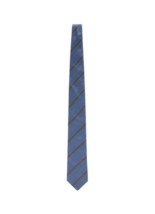 Detail View - Click To Enlarge - BRUNELLO CUCINELLI - Diagonal Stripe Silk Tie