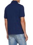 Back View - Click To Enlarge - BRUNELLO CUCINELLI - Print Logo Cotton Jersey Polo Shirt