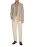 Figure View - Click To Enlarge - BRUNELLO CUCINELLI - Print Logo Cotton Jersey Polo Shirt