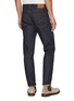 Back View - Click To Enlarge - BRUNELLO CUCINELLI - Turned Up Cuff Dark Wash Jeans