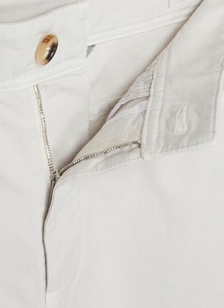 - BRUNELLO CUCINELLI - Diagonal Pocket Cotton Carrot Pants