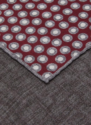 Detail View - Click To Enlarge - BRUNELLO CUCINELLI - Dotted Silk Pocket Square