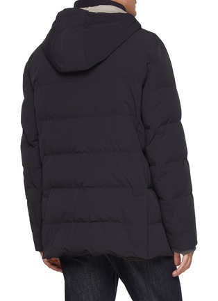 Back View - Click To Enlarge - BRUNELLO CUCINELLI - Drawstring Hood Puffer Jacket