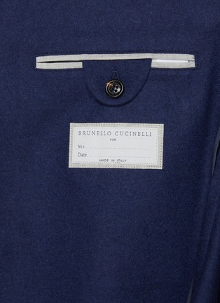  - BRUNELLO CUCINELLI - Double Breasted Cashmere Jersey Blazer