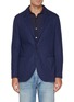 Main View - Click To Enlarge - BRUNELLO CUCINELLI - Double Breasted Cashmere Jersey Blazer