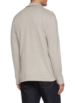 Back View - Click To Enlarge - BRUNELLO CUCINELLI - Double Breasted Cashmere Knit Cardigan
