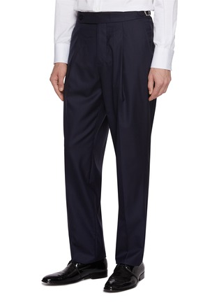Detail View - Click To Enlarge - BRUNELLO CUCINELLI - Single Breasted Wool Silk Twill Tuxedo Suit