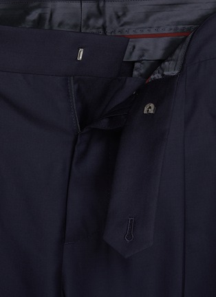  - BRUNELLO CUCINELLI - Single Breasted Wool Silk Twill Tuxedo Suit