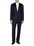 Main View - Click To Enlarge - BRUNELLO CUCINELLI - Single Breasted Wool Silk Twill Tuxedo Suit