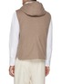 Back View - Click To Enlarge - BRUNELLO CUCINELLI - Padded Hooded Wool Vest