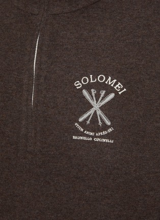  - BRUNELLO CUCINELLI - Ski Logo Embroidered Sweatshirt