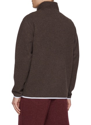 Back View - Click To Enlarge - BRUNELLO CUCINELLI - Ski Logo Embroidered Sweatshirt