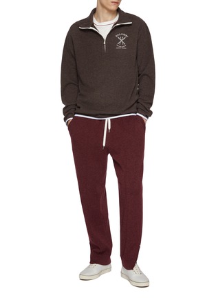 Figure View - Click To Enlarge - BRUNELLO CUCINELLI - Ski Logo Embroidered Sweatshirt