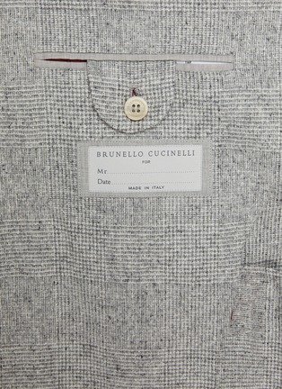  - BRUNELLO CUCINELLI - Double Breasted Silk Wool Cashmere Suit