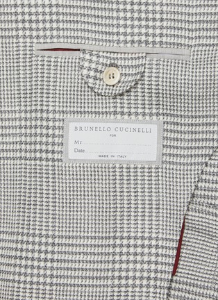  - BRUNELLO CUCINELLI - Check Single Breasted Blazer