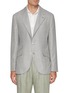 Main View - Click To Enlarge - BRUNELLO CUCINELLI - Check Single Breasted Blazer