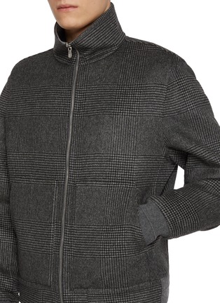  - BRUNELLO CUCINELLI - High Neck Zip Up Cashmere Bomber Jacket