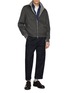 Figure View - Click To Enlarge - BRUNELLO CUCINELLI - High Neck Zip Up Cashmere Bomber Jacket