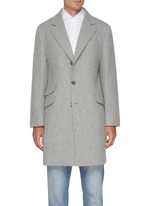 BRUNELLO CUCINELLI リフトラウサ M12189199P C9504 BRUNELLO CUCINELLI | Check Silk Wool Double Breasted Blazer