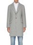 Main View - Click To Enlarge - BRUNELLO CUCINELLI - Flap Pocket Single Breasted Cashmere Long Coat