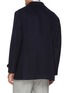 Back View - Click To Enlarge - BRUNELLO CUCINELLI - Convertible Collar Double Breasted Wool Overcoat