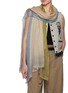 Figure View - Click To Enlarge - JOVENS - Spray Dyed Cashmere Scarf