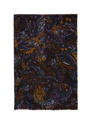 Main View - Click To Enlarge - JOVENS - Paisley Print Cashmere Silk Scarf