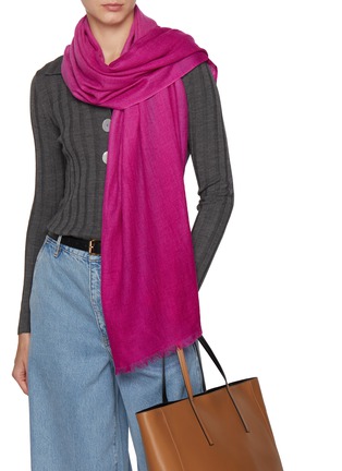 Figure View - Click To Enlarge - JOVENS - Ombré Cashmere Shawl