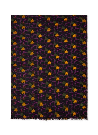 Main View - Click To Enlarge - JOVENS - Heart Print Cashmere Shawl