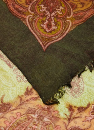 Detail View - Click To Enlarge - JOVENS - Paisley Print Cashmere Scarf