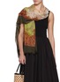 Front View - Click To Enlarge - JOVENS - Paisley Print Cashmere Scarf