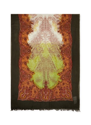 Main View - Click To Enlarge - JOVENS - Paisley Print Cashmere Scarf