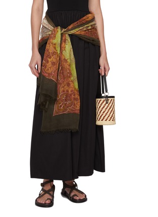 Figure View - Click To Enlarge - JOVENS - Paisley Print Cashmere Scarf