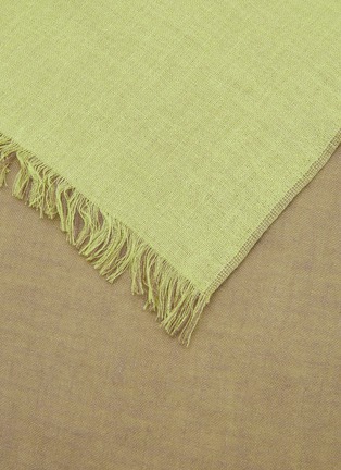 Detail View - Click To Enlarge - JOVENS - Bi-color Cashmere Shawl Scarf