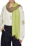 Figure View - Click To Enlarge - JOVENS - Bi-color Cashmere Shawl Scarf