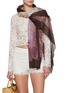 Front View - Click To Enlarge - JOVENS - Pasley Cashmere Shawl Scarf