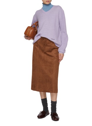 Figure View - Click To Enlarge - SIENNE - Bach V-Neck Knit Sweater