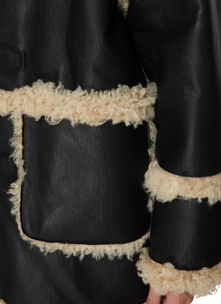  - SIENNE - Genghis Khan Mustang Faux Leather Coat