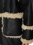  - SIENNE - Genghis Khan Mustang Faux Leather Coat