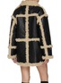 Back View - Click To Enlarge - SIENNE - Genghis Khan Mustang Faux Leather Coat