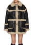 Main View - Click To Enlarge - SIENNE - Genghis Khan Mustang Faux Leather Coat
